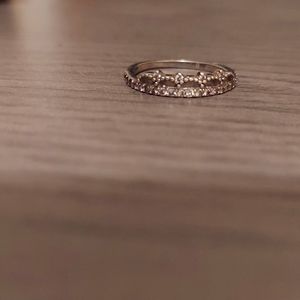 Diamonds silver crown Ring 💍
